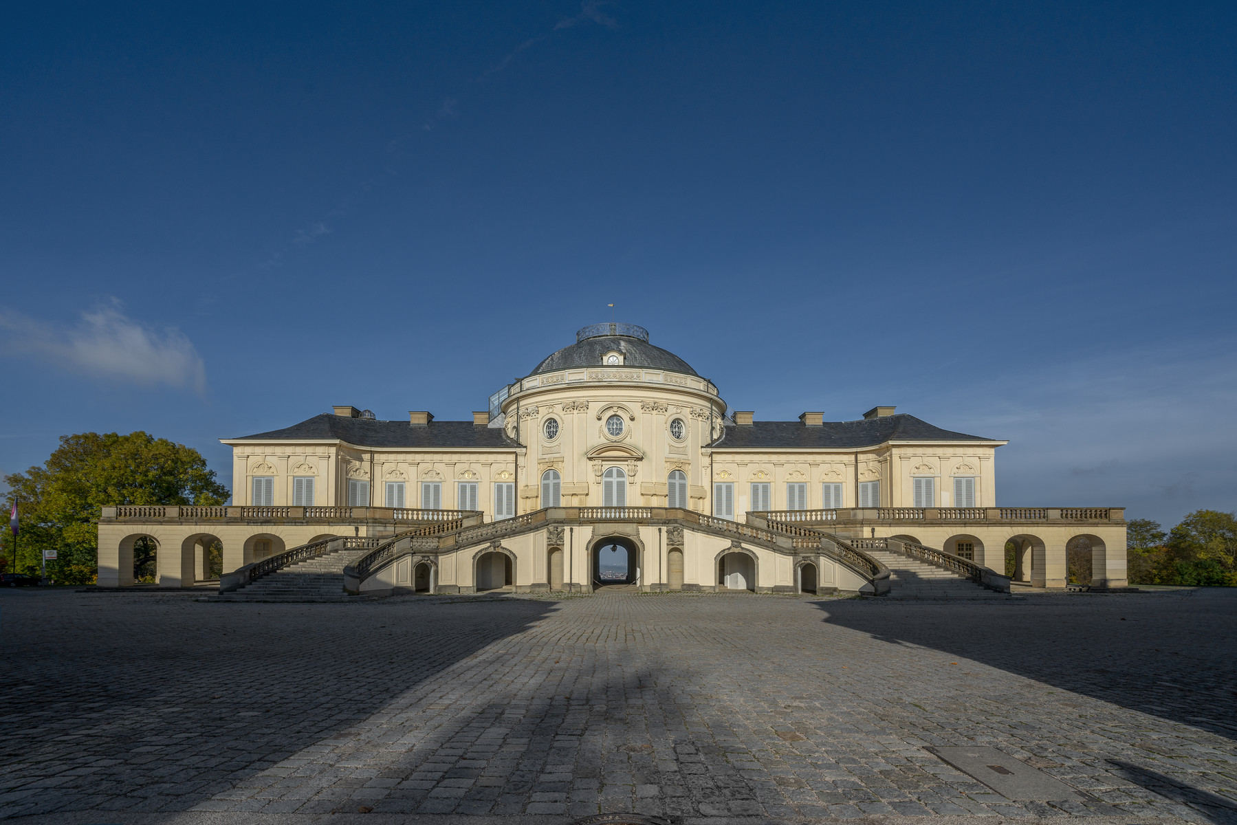 Stuttgart, Schloss Solitude, Lustschloss. Foto: Bunz, Achim