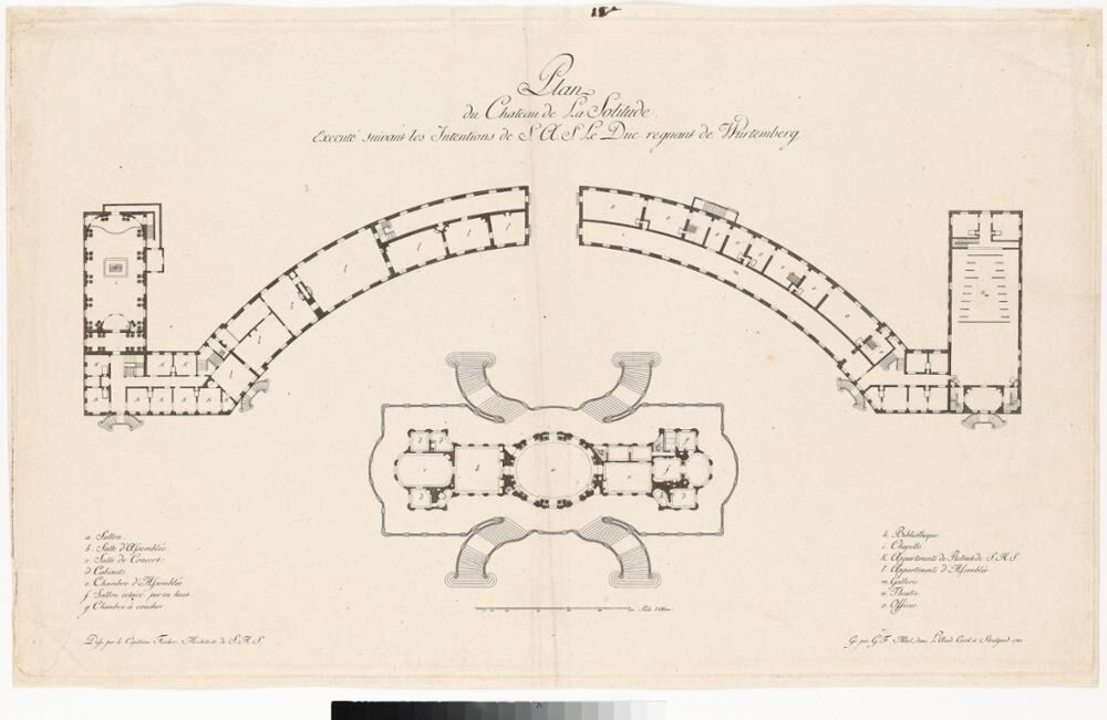 Stuttgart, Schloss Solitude, Lustschloss. Foto: Staatsgalerie Stuttgart